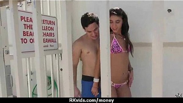 Sexy natural chick trades cash for some rough sex 20