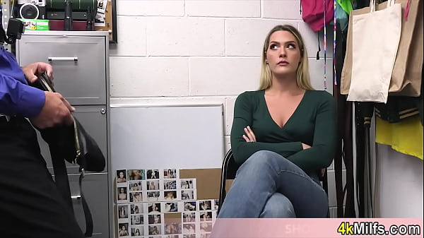 Shoplifter MILF rough fucked on CCTV 