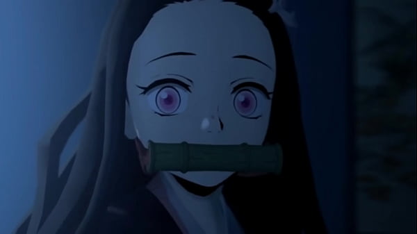 Nezuko chupando o pau do zenits  