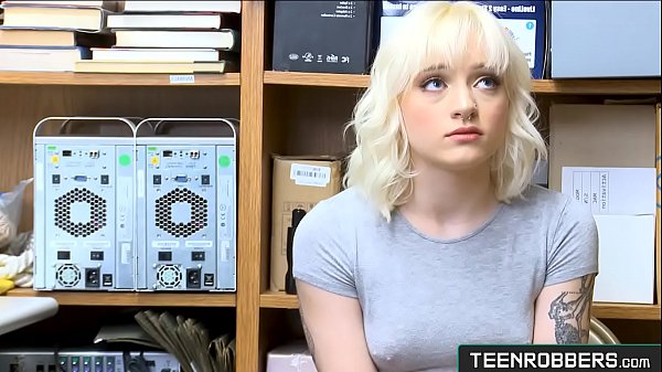 Fucking Cute Teenie in Guard's Office  - Teenrobbers.com 
