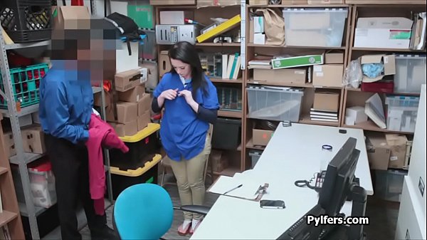 Officer busting hot perky teen for stealing  