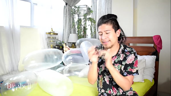 inflating condoms  