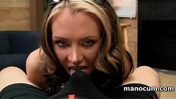 Brunette girl teasing a cock