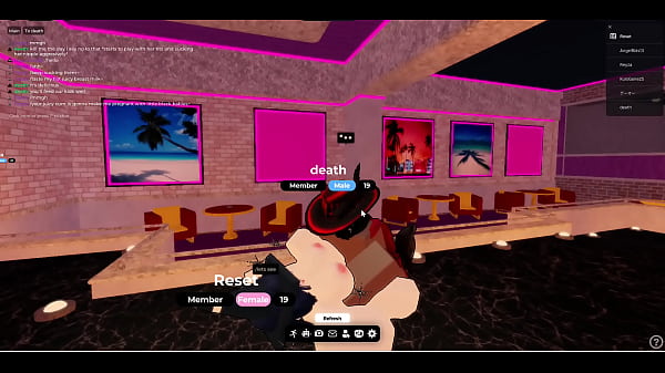 Virgin girl gets pumped in a Roblox Condo  