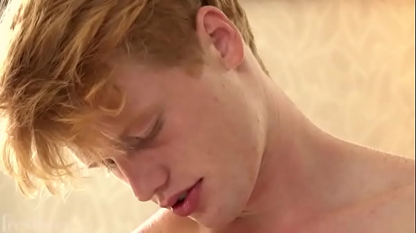 Redhead guy jerking off