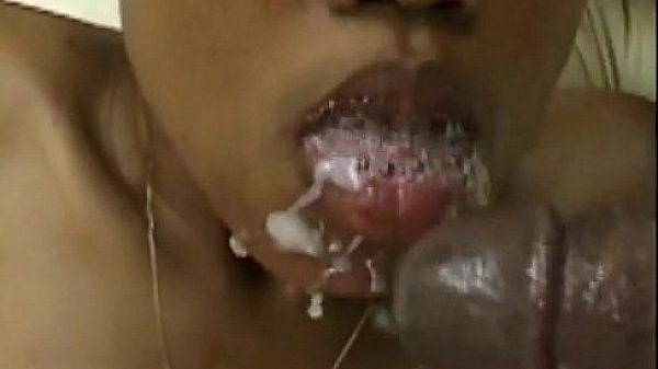 Dark Cocksucker c. On Huge Penis Annika  