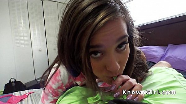 Amateur beauty bangs pov homemade  