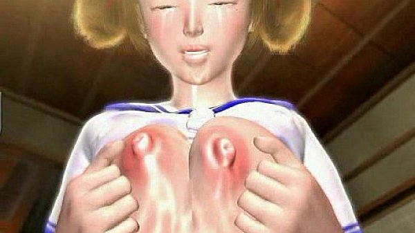 Juicy anime tits fucked hard and jizzed  