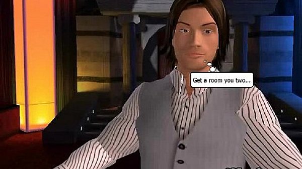 This sexy big tit brunette babe is fucking a big cock