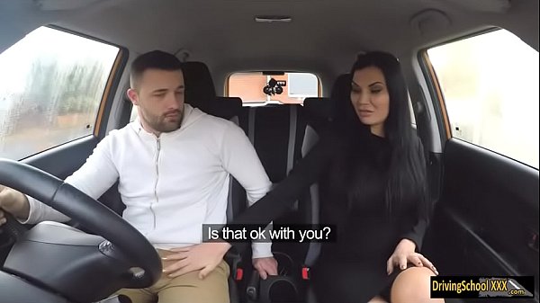 Jasmine Jae fucks her driving student