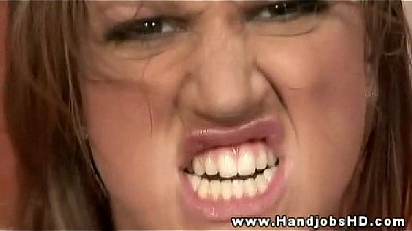 Slutty big titted Eve Laurence wanks off two dudes