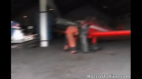 Hot blonde babe gets ready for some