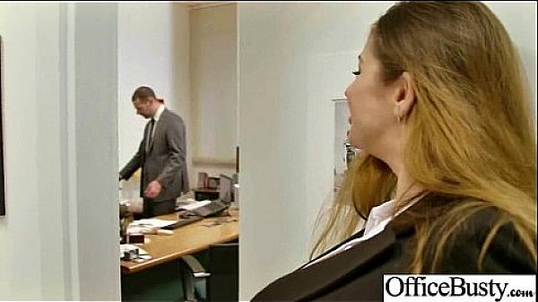 Horny Girl  With Big Juggs Banged In Office vid-05