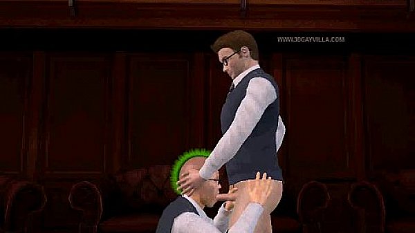 Horny 3D cartoon punk sucking on a hard cock 