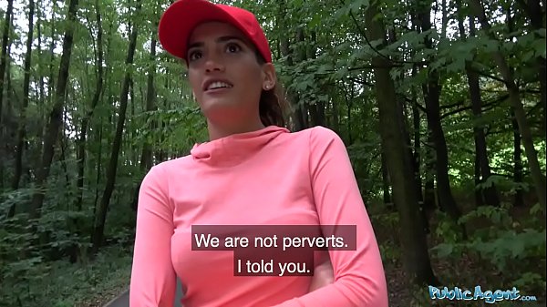 Public Agent Hot Spanish jogger fucks on stairs