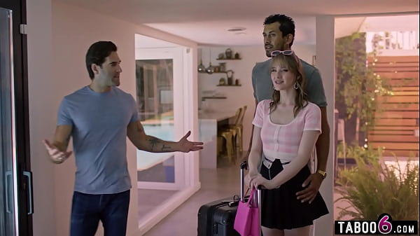 Couple fucking all the time had the guy they were staying with join in eventually