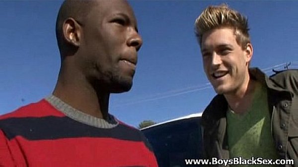 BlacksOnBoys - Gay black boys fuck hardcore white sexy twinks 13