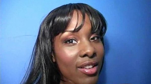 I sneak Black BJ as I fuck husband thrue gloryhole 25