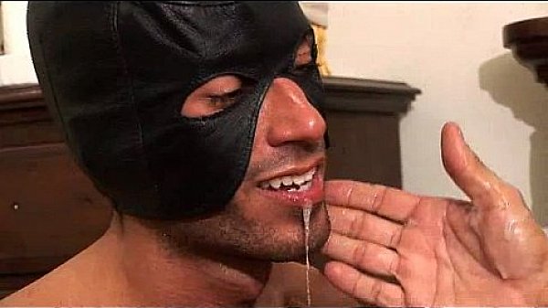 Straight guy eats cum