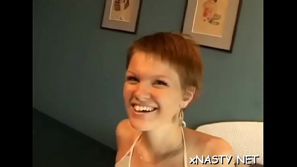 Delectable brunette bimbo Sanita with chopper inside