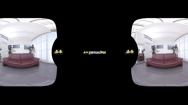 Antonia Sainz is caught peeing her pants in vr porn scene  