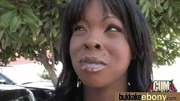 DP with german ebony bukkake teen 3