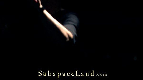 Beautiful blonde gets pleasure after hard pain