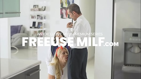 Hot Milf Rewards Her Horny Stepson By Slobbing On His Cock