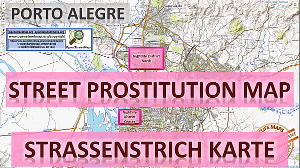 Street Prostitution Map of Porto Alegre, Brazil, with Indication where to find Streetworkers, Freelancers and Brothels. Also we show you the Bar, Nightlife and Red Light District in the City