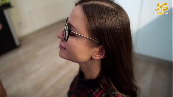 Horny Student Blowjob and Handjob Big Dick to Facial  