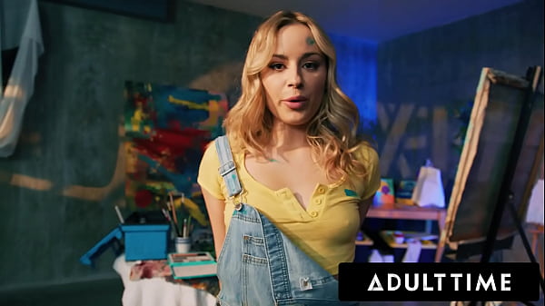 Artist Uses Cock For Inspiration, Gets PAINTED With Cum