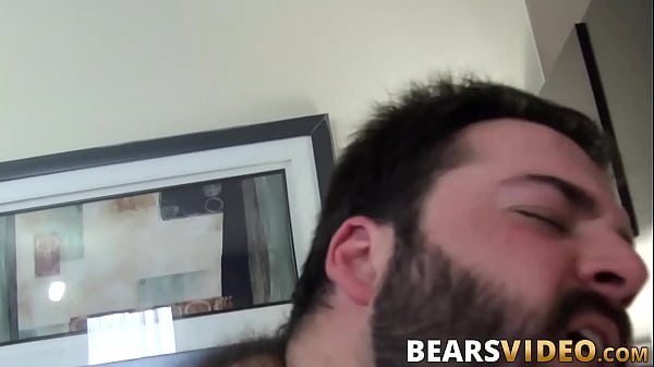 Tattooed bears pounding after blowjob