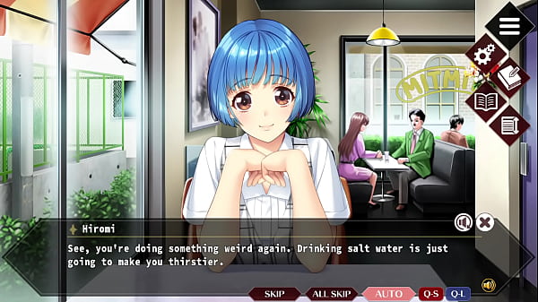 Talking with, examining, and getting drawn in by Hiromi - Doukyuusei