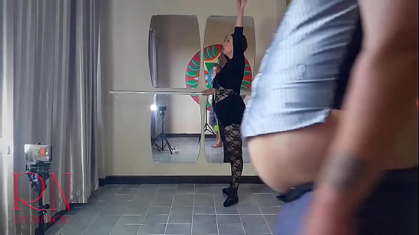 The choreographer scolds an adult ballerina, makes her suck cock, fucks a novice dancer. Spanking her butt in dance class. Domination