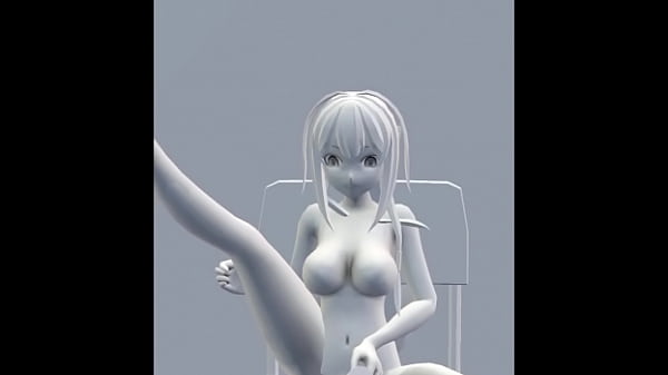 hentai slut fucks herself in bathroom  