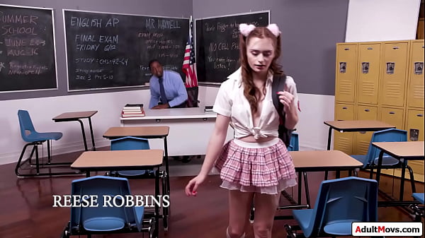 Petite teen coed undresses ifo her black teacher and gets his hardon out.The small tits brunette throats his bbc and is banged in her hairy pussy 