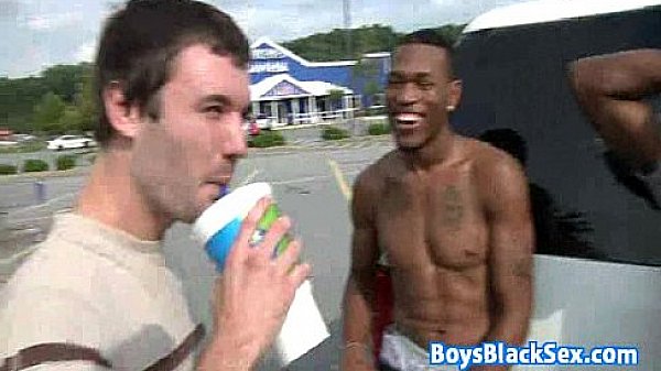 Blacks On Boys - Gay Hardcore Bareback Interracial Porn Video 05