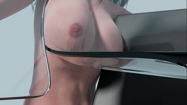 Young Lady's mammogram (animation MLO side)