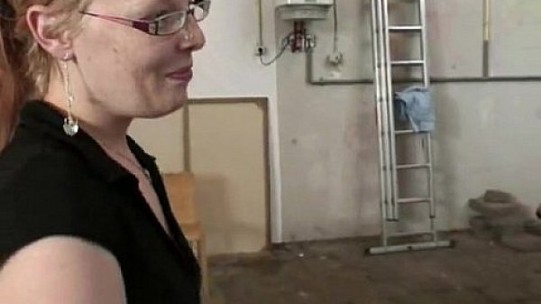 Dutch Teen With Glasses In Warehouse