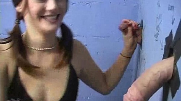 Super blowjob Gloryhole Initiations Amazing Babe Sucking Big Cock 5  