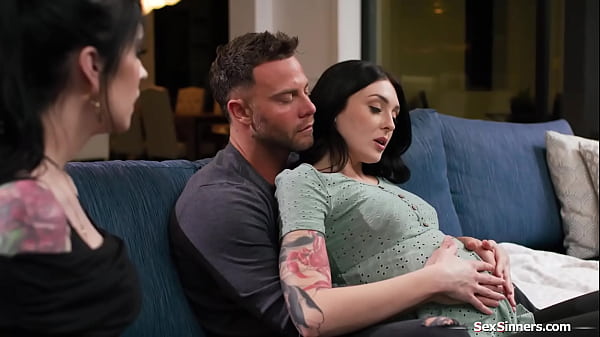Prenatal instructor Anna Deville shows couple how to do it.The guy touches her sexually and they come clean.Charlotte Sins wants her to fuck her hubby 