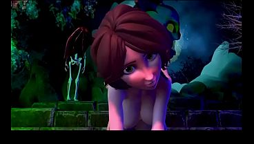 3D huge Boobs Riding