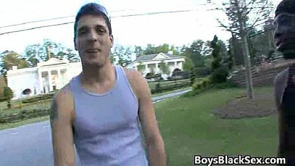 Blacks On Boys - Gay Hardcore Interracial XXX Video 12