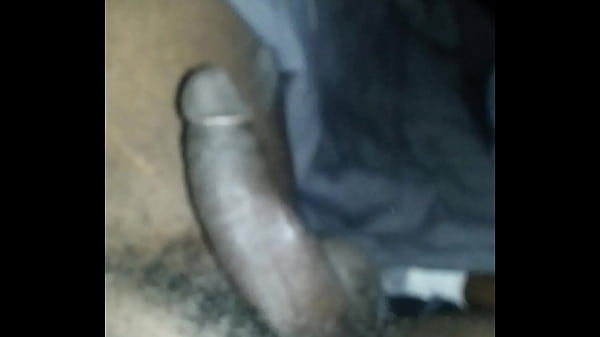 In bed jerking masturbating my black dick