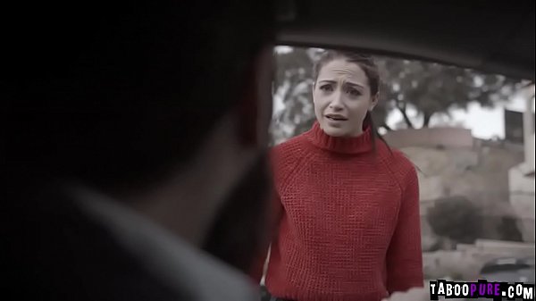 Stunning brunette teen Avi Love getting her teen pussy fucked so hard from behind  