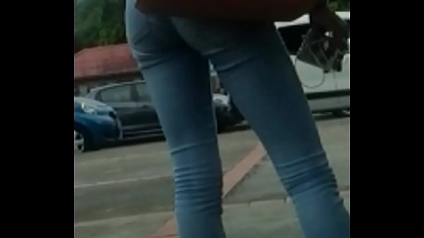 candid ebony teen tight jeans  