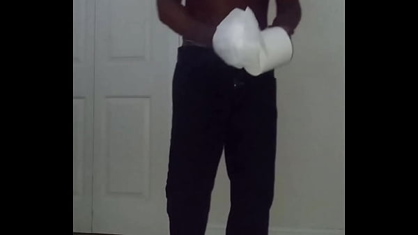 Restricted while cuming together and cleaning up after myself  