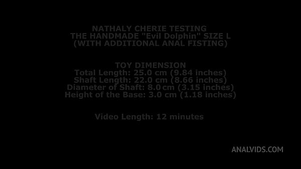 Natalie Cherie Testing The Handmade "Evil Dolphin" Size L (With Additional Anal Fisting) TWT066 