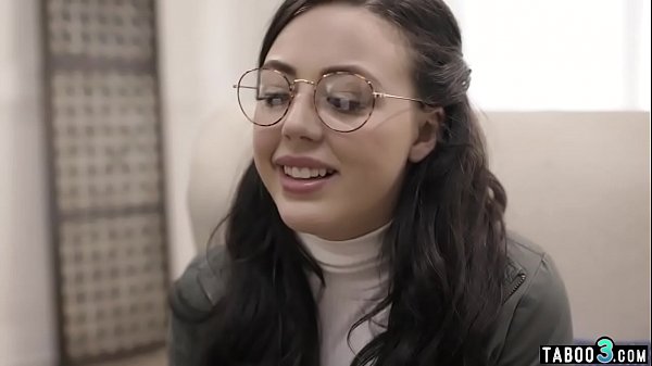 Petite in glasses lured into rough fucking