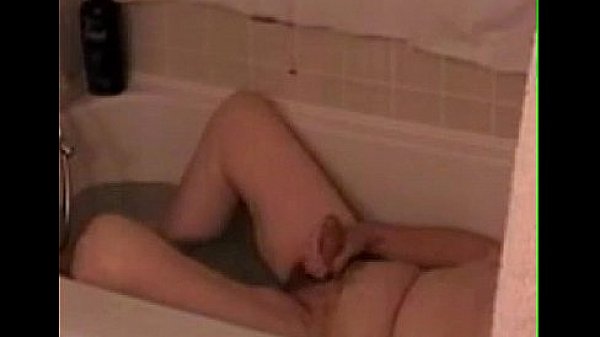 Watching guy with a pump-up penis jerking in his bath.  